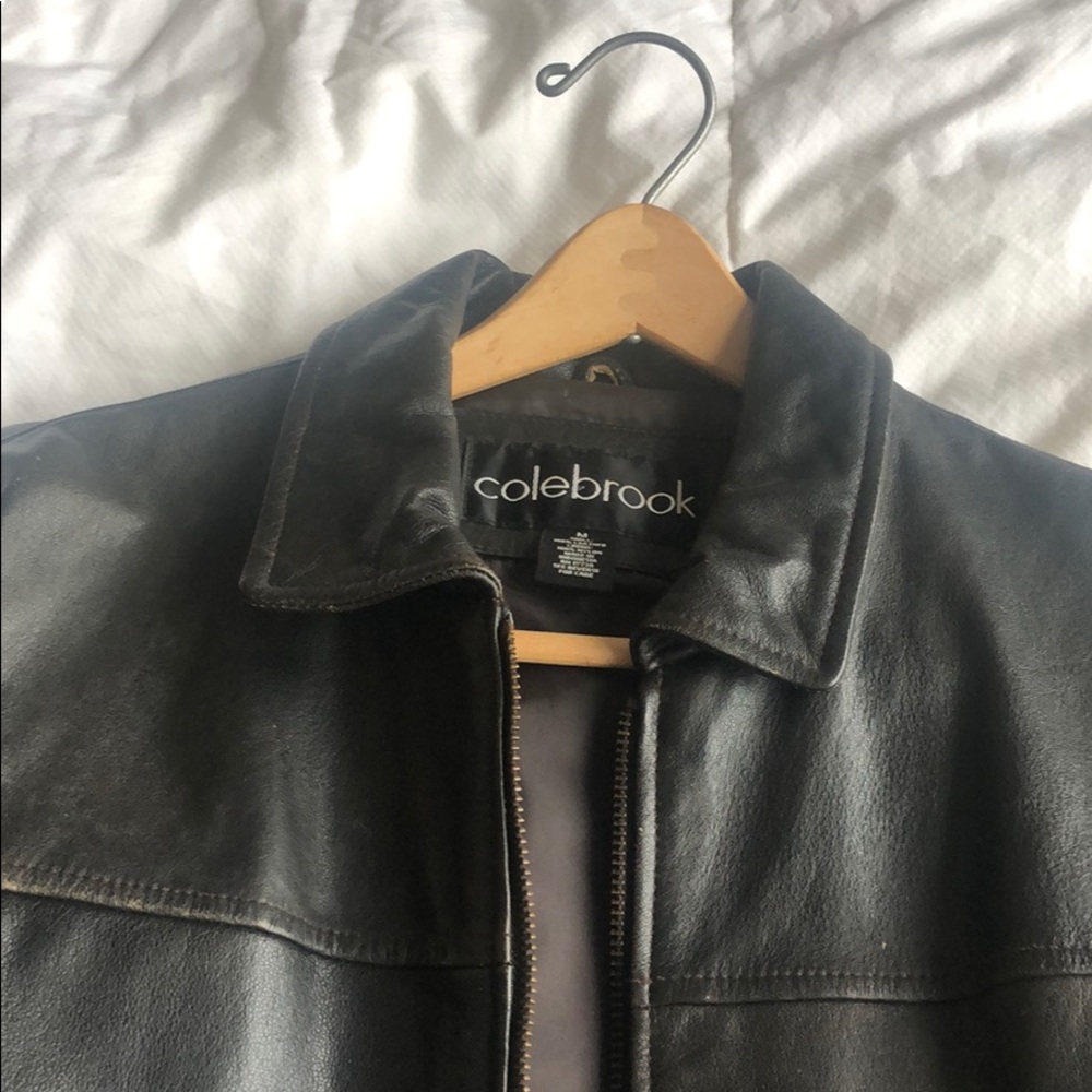 Colebrook leather jacket